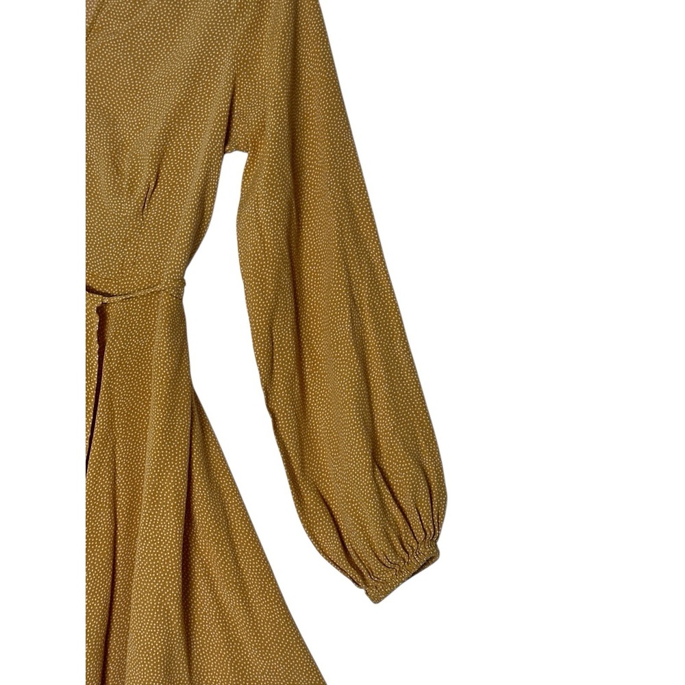 Rollas Dress‎ Women's Large Long Sleeve Fit & Flare Sundress  Mini Wrap Resort - Picture 9 of 9